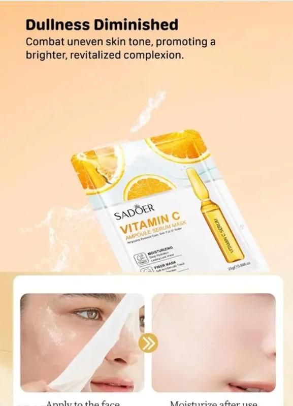 Vitamin C Serum Mask | 🔥FLAT 50% OFF🔥