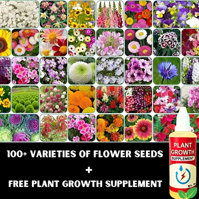 100 Varieties of Flower Seeds (Pack of 100) |š„FLAT 50% OFF SALEš„